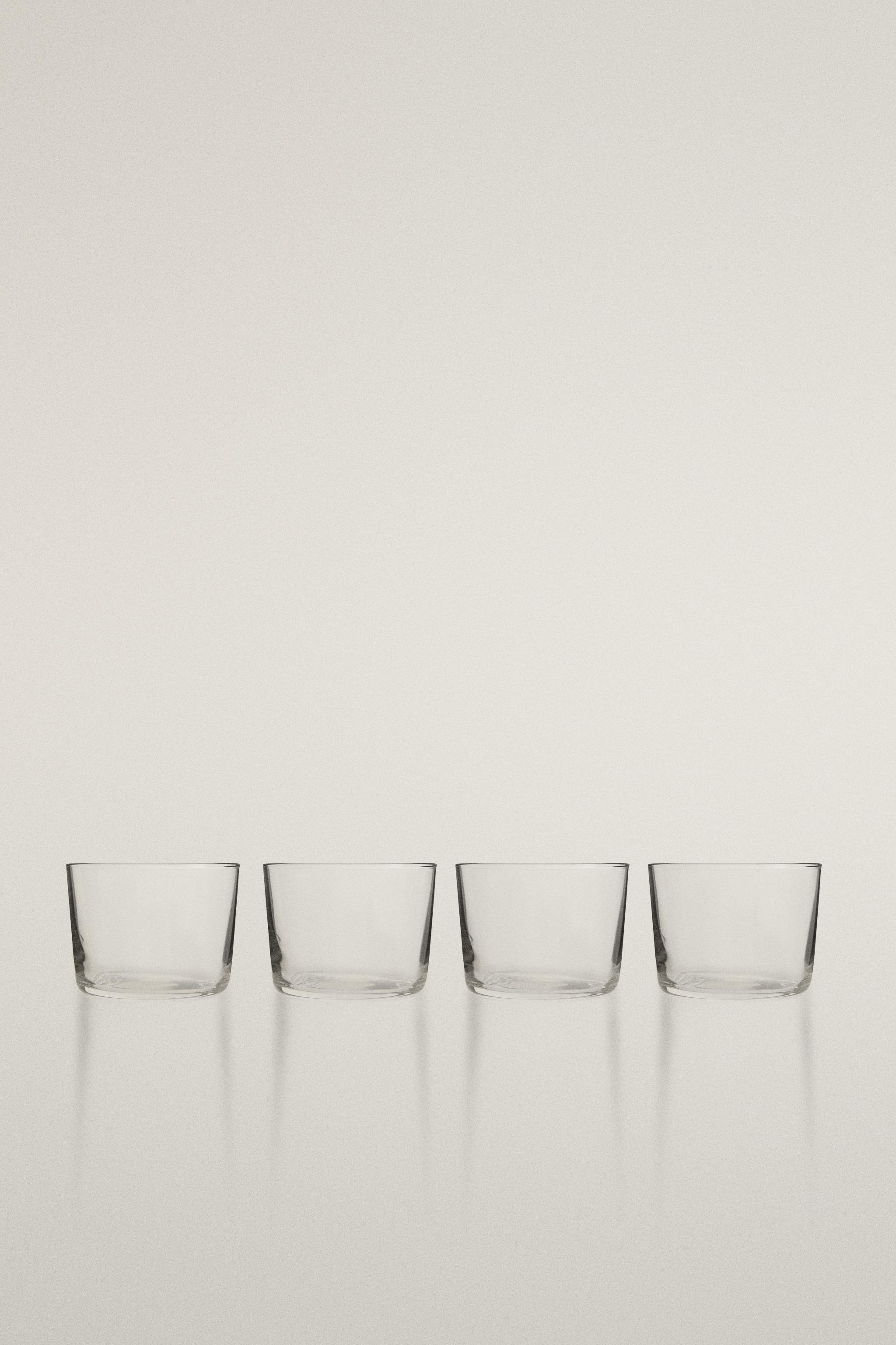 LOT VERRES RECYCLABLES BAS (LOT DE 4)
